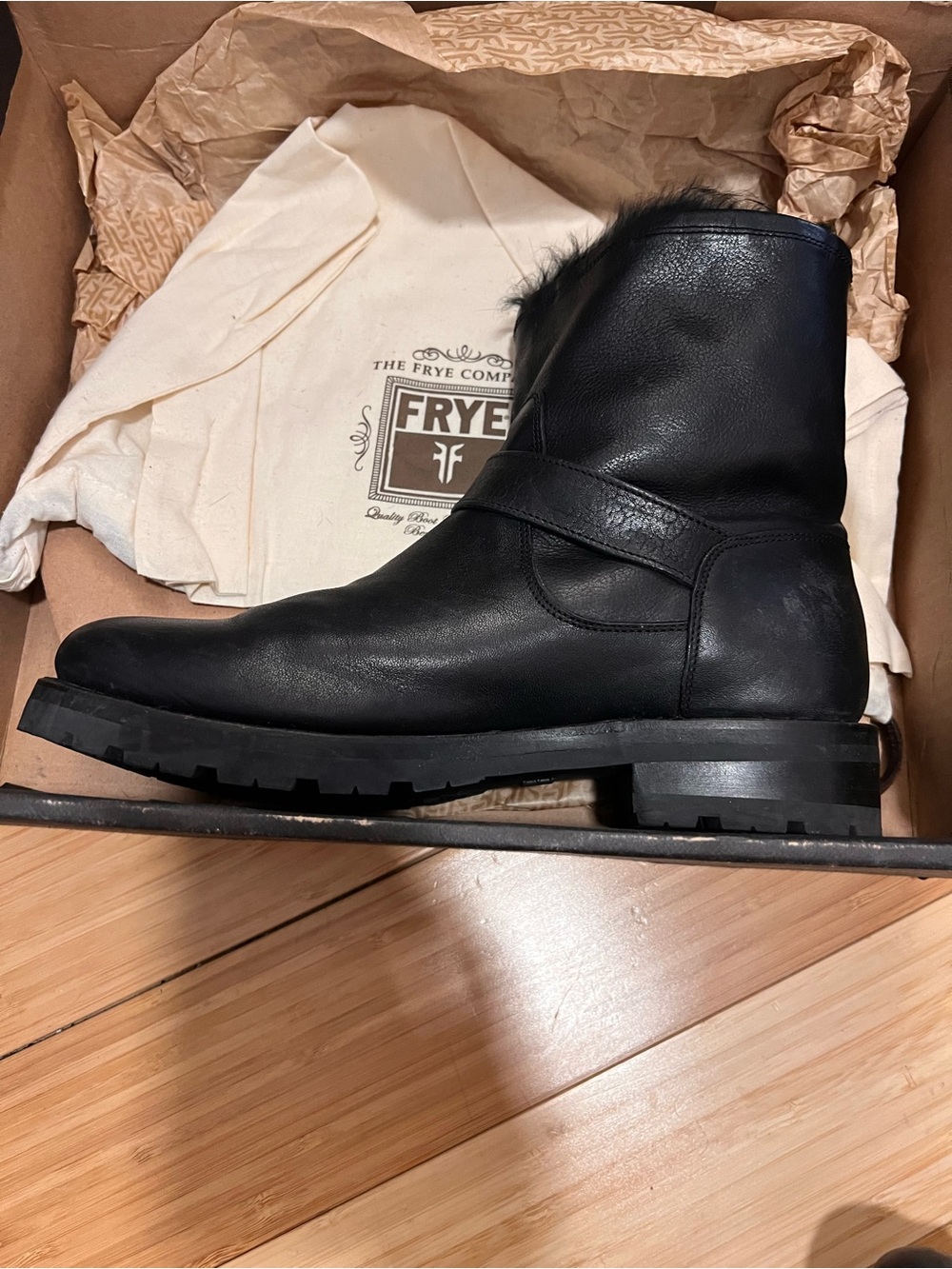Frye black boots